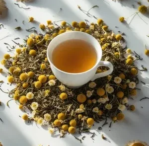 chamomile green tea · loose leaf ·