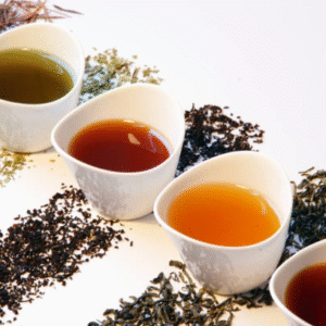 imgi 5 colorful tea selection different types of loose tea in small cups